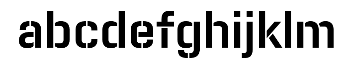 BC Vafle Stencil Font LOWERCASE