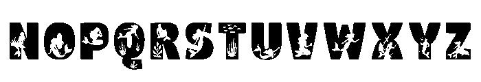 BTZmermaid Font LOWERCASE