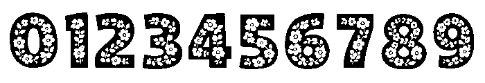 BTzretrofloral Font OTHER CHARS