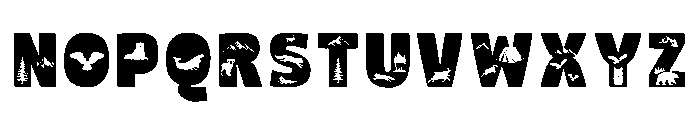 Btzalska Font UPPERCASE