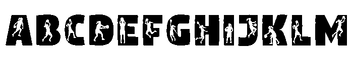Btzbasketballgirls Font UPPERCASE