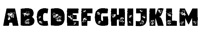 Btzbees Font UPPERCASE