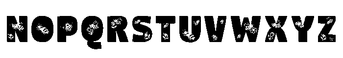 Btzbees Font LOWERCASE