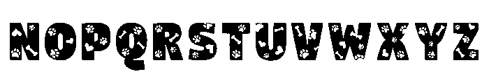 Btzdogpaws Font LOWERCASE