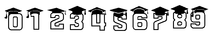 Btzgraduation Font OTHER CHARS