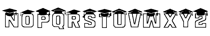 Btzgraduation Font LOWERCASE