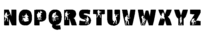Btzmusicians Font LOWERCASE