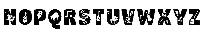 Btzmusicinstruments Font UPPERCASE
