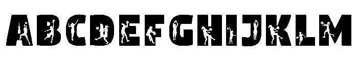 Btznetball Font UPPERCASE