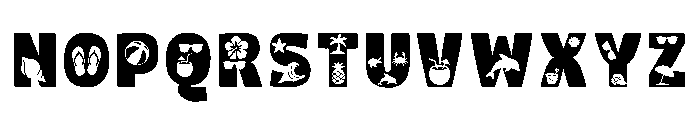 Btzocean Font LOWERCASE