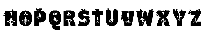 Btzroots Font LOWERCASE