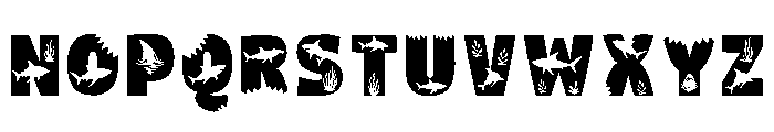 Btzsharkbites Font UPPERCASE