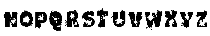 Btzsplash Font LOWERCASE