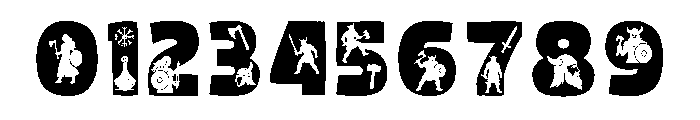Btzviking Font OTHER CHARS