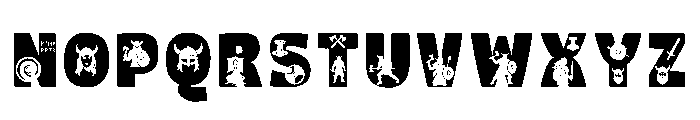 Btzviking Font UPPERCASE
