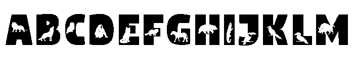 Btzwildlife Font UPPERCASE