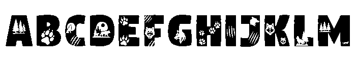 Btzwolf Font UPPERCASE