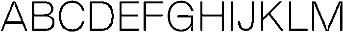 BT Bjørvika Extra Light otf (200) Font UPPERCASE