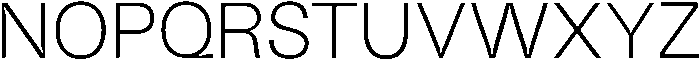 BT Bjørvika Extra Light otf (200) Font UPPERCASE