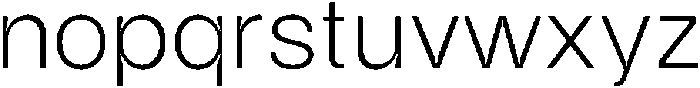 BT Bjørvika Extra Light otf (200) Font LOWERCASE