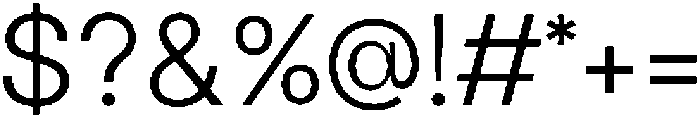 BT Bjørvika Light otf (300) Font OTHER CHARS