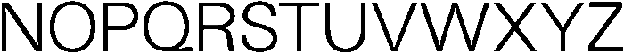 BT Bjørvika Light otf (300) Font UPPERCASE