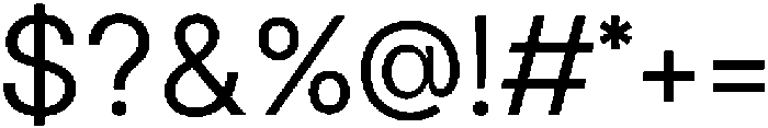 BT Bjørvika Regular otf (400) Font OTHER CHARS