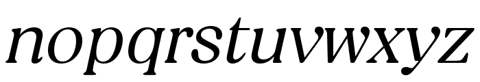 BT Amibus Trial Italic Font LOWERCASE