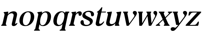 BT Amibus Trial Medium Italic Font LOWERCASE