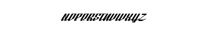 BTX-Fluidz Regular Font UPPERCASE
