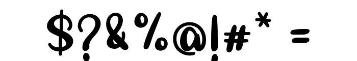 BtChristmasSunday-Hang Font OTHER CHARS