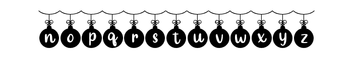 BtChristmasSunday-Hang Font LOWERCASE