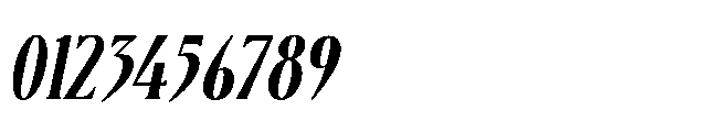 BT Absinotte Bold Italic Font OTHER CHARS