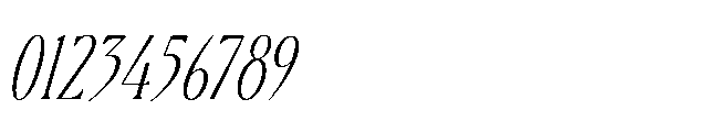 BT Absinotte Extra Light Italic Font OTHER CHARS
