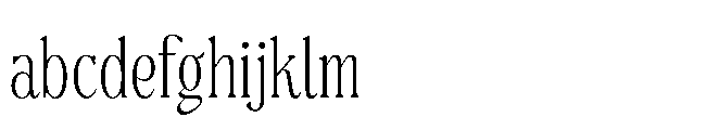 BT Absinotte Extra Light FONT