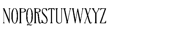 BT Absinotte Light Font UPPERCASE