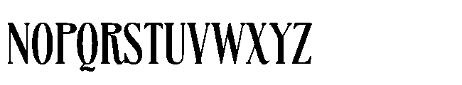 BT Absinotte Semi Bold Font UPPERCASE