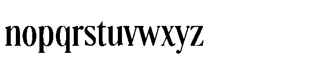 BT Absinotte Semi Bold Font LOWERCASE
