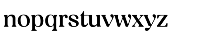 BT Amibus Medium Font LOWERCASE