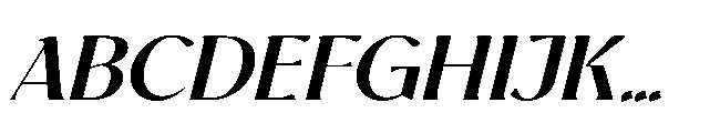 BT Annam Neue Black Italic Font UPPERCASE