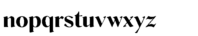 BT Annam Neue Black Font LOWERCASE