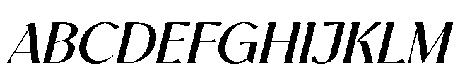 BT Annam Neue Bold Italic Font UPPERCASE