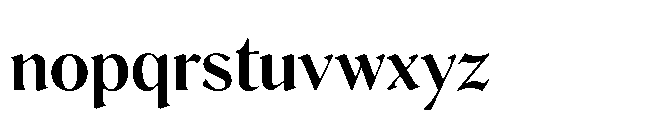 BT Annam Neue Bold Font LOWERCASE