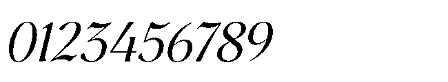 BT Annam Neue Italic Font OTHER CHARS