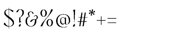 BT Annam Neue Light Font OTHER CHARS