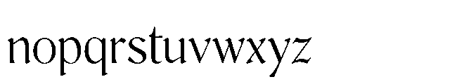 BT Annam Neue Light Font LOWERCASE