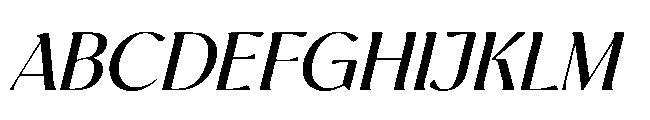 BT Annam Neue Semi Bold Italic Font UPPERCASE