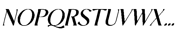 BT Annam Neue Semi Bold Italic Font UPPERCASE