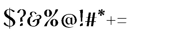 BT Annam Neue Semi Bold Font OTHER CHARS