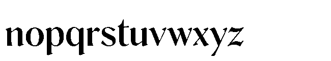BT Annam Neue Semi Bold Font LOWERCASE